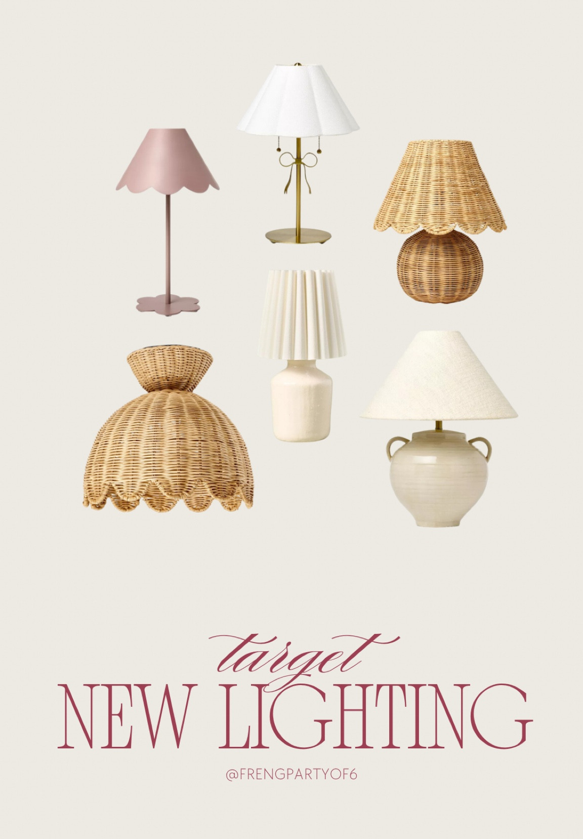 The cutest new lighting from target! Not available until Sunday, but the middle mini cream lamp is available now!

#LTKFindsUnder50 #LTKHome