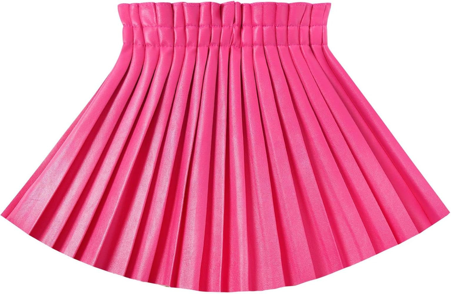 WELAKEN Pu Leather Skirts for Girls Kids & Teen & Toddler & Women Faux Leather Pleated Skirts | Amazon (US)