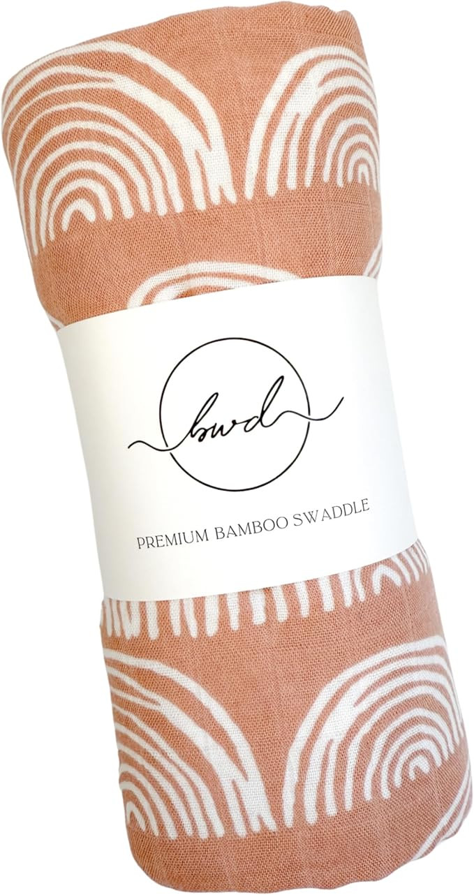 Premium Swaddle Blanket by BWD - Bamboo Viscose and Organic Cotton - Luxury Baby Swaddle for Newb... | Amazon (US)