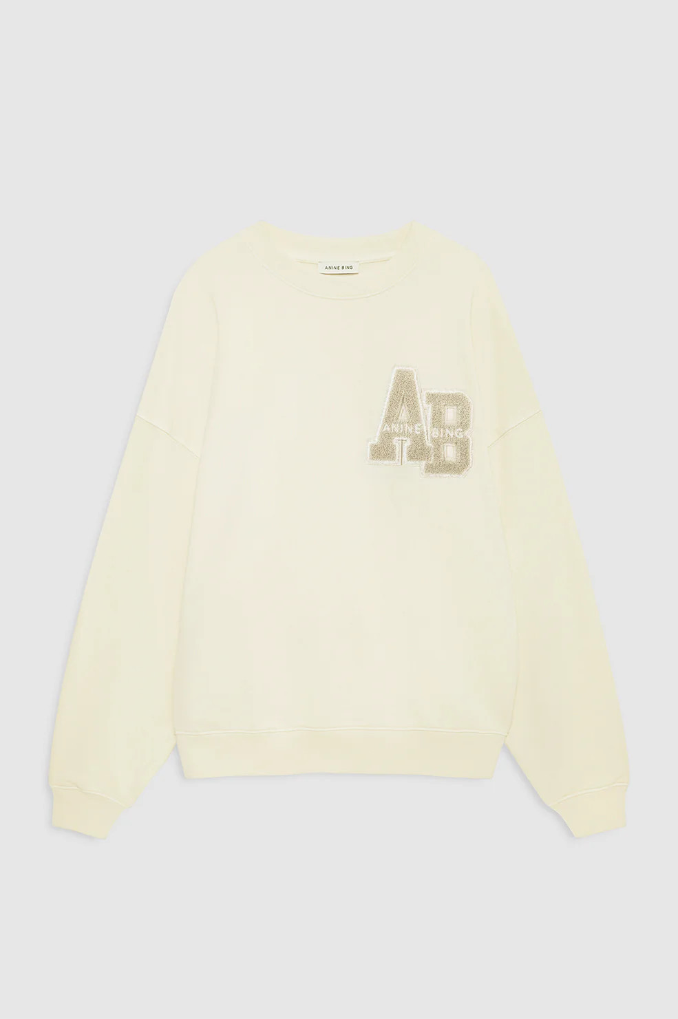 Miles Sweatshirt Letterman - Sage | Anine Bing