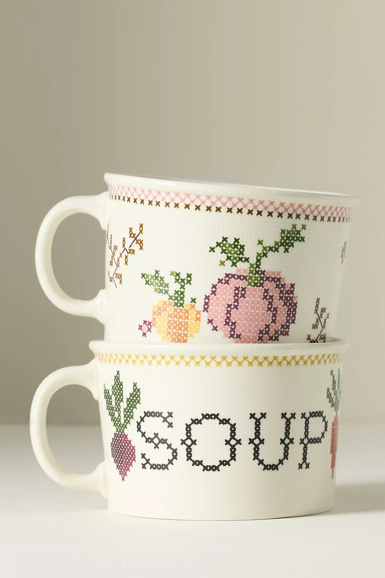 Harmonie Stoneware Soup Mug | Anthropologie (US)