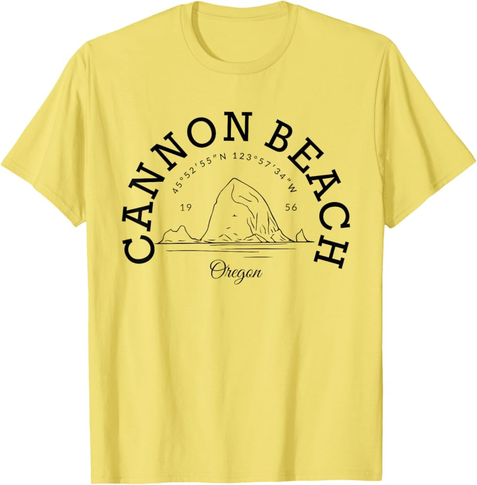 Cannon Beach Oregon home Cannon Beach family vacation Beach T-Shirt | Amazon (US)