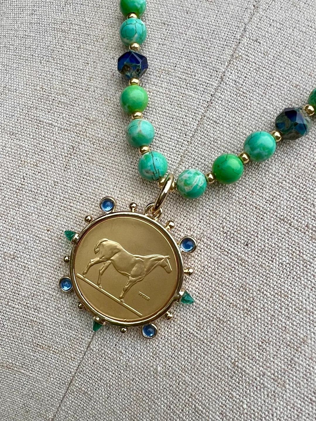 Green Derby Necklace - Etsy | Etsy (US)