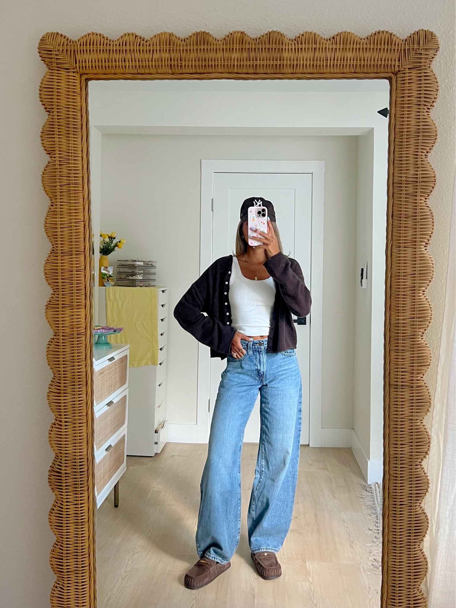 comfy cute casual fall outfit ideas from Abercrombie 🤎 size XS sweater and 24 jeans

#LTKootd