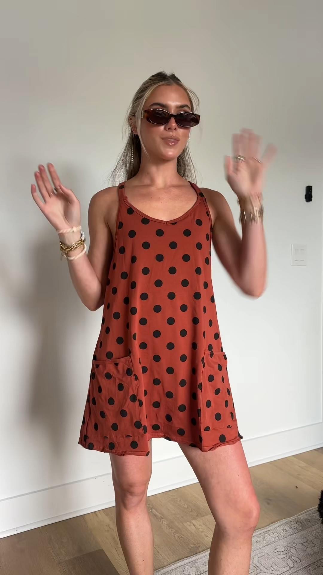 Amazon size XS Lianlive Women Polka Dot Athletic Dress with Built-in Shorts Summer Sleeveless Tennis Workout Mini Dress Romper with Pockets

#LTKActive #LTKootd #LTKSaleAlert