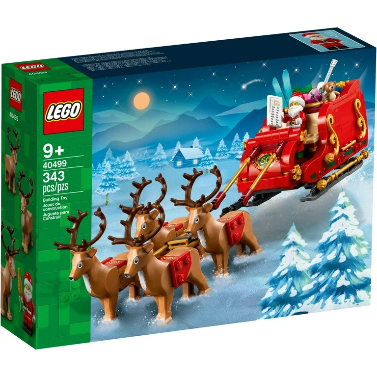 LEGO Santa's Sleigh - Building Toys for Kids, Boys & Girls, Ages 9+ - Indoor Christmas Decoration... | Walmart (US)