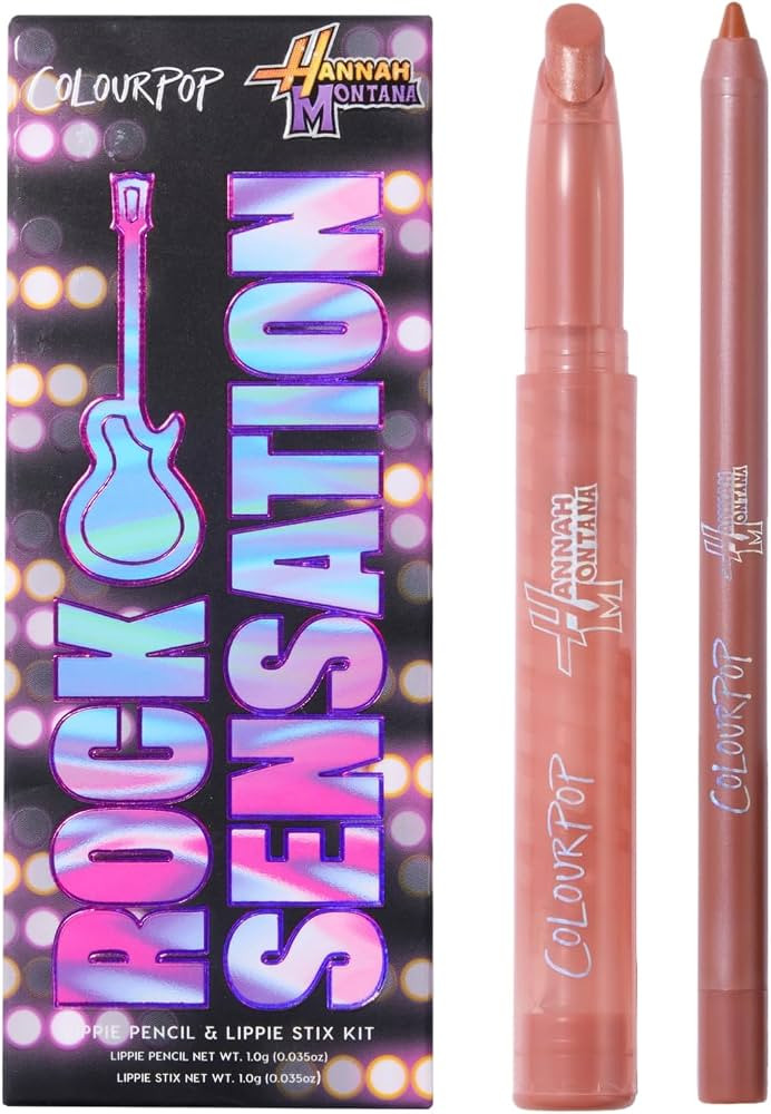 ColourPop and Disney's Hannah Montana Lippie Pencil & Stix, Rock Sensation | Amazon (US)