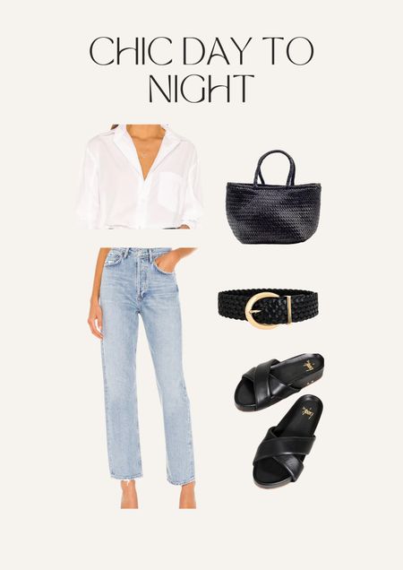 Chic day to night outfit 
