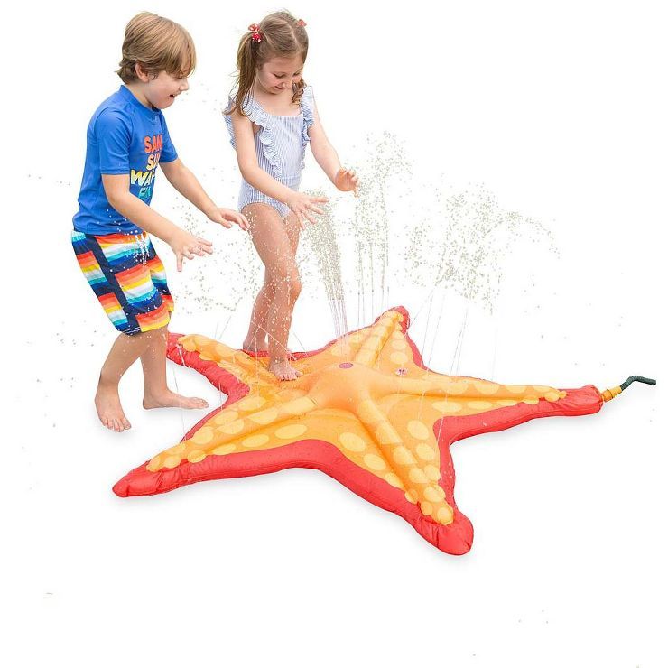 HearthSong Starfish 5-Foot Sprinkler Splash Pad for Kids' Outdoor Active Water Play | Target