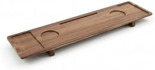 Luxury Wooden Bathub Caddy Tray - Premium Natural Acacia Bath Organizer with Wine Glass Holder, T... | Amazon (US)