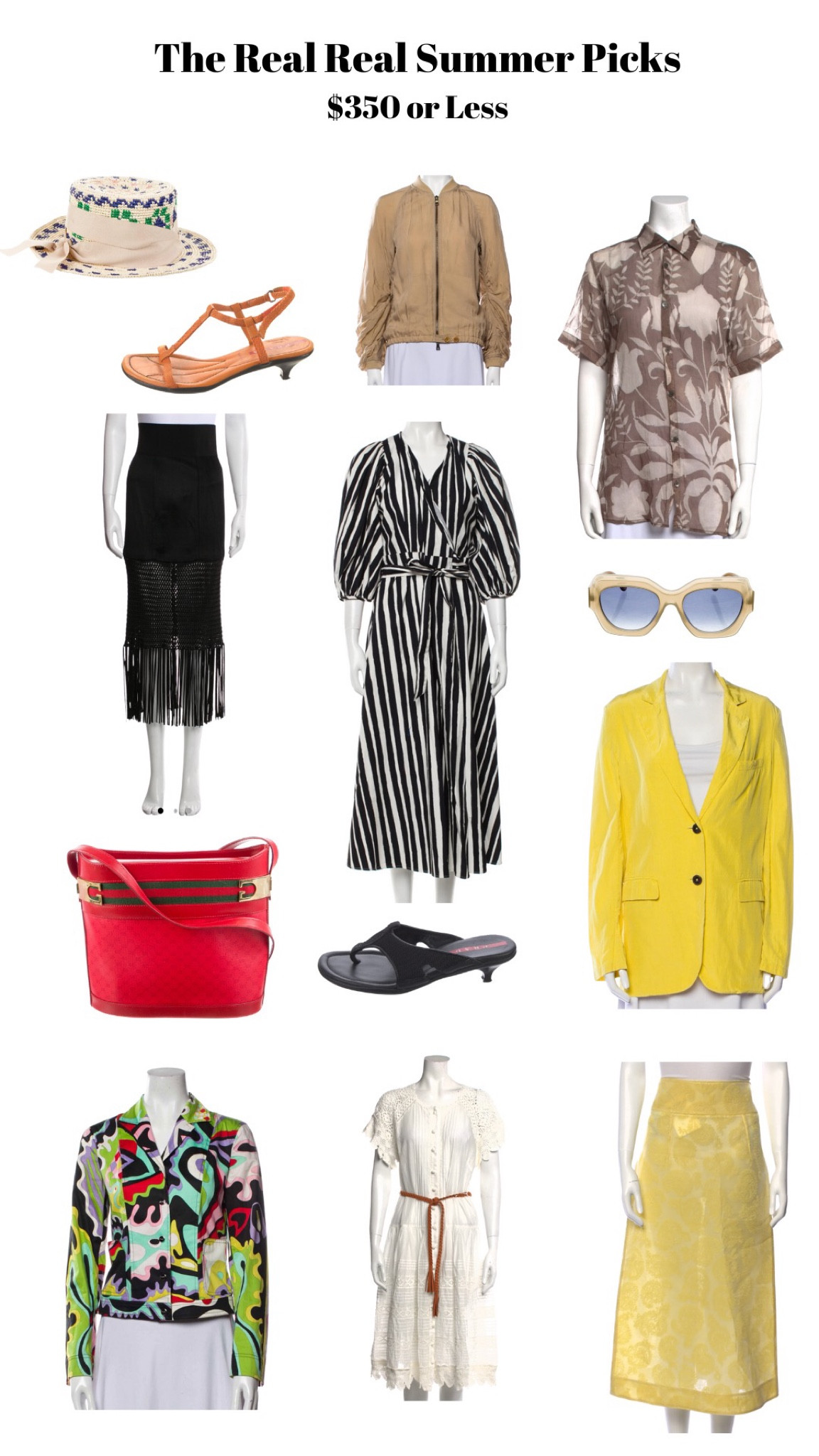 The Real Real Summer Picks $350 and under! 

#LTKSeasonal #LTKFind #LTKsalealert