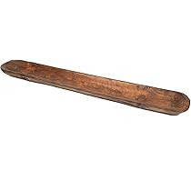 Rustic Wood Baguette Dough Bowl-Batea-Board-Large-Natural | Amazon (US)