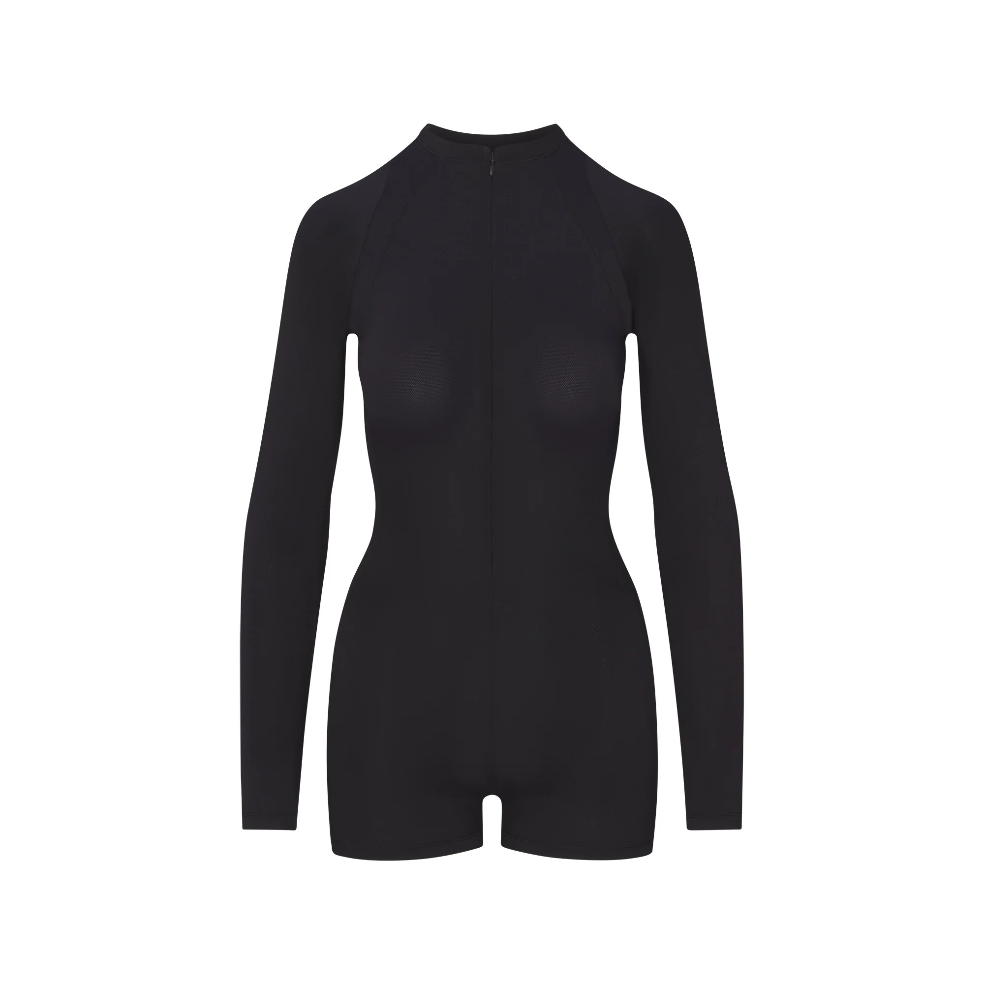SKIMS Long Sleeve One Piece | Black | XS | NikeSKIMS Airy | SKIMS (US)