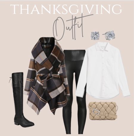 Thanksgiving outfit Inspo. Women’s Fashion. Fall Fashion. Winter Fashion. Knee high hoirs. Wrap jacket. Button down blouse. Purse  

Follow my shop @allaboutastyle on the @shop.LTK app to shop this post and get my exclusive app-only content!

#liketkit #LTKshoecrush #LTKSeasonal #LTKGiftGuide
@shop.ltk
https://liketk.it/3ULIH