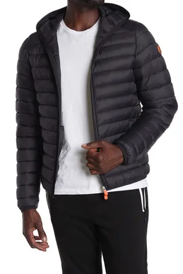 Hooded Zip Puffer Jacket | Nordstrom Rack