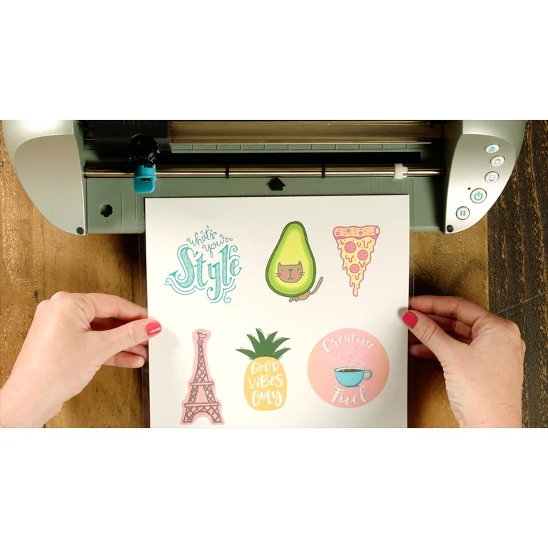 Avery DIY Stickers, 8-1/2" x 11", Film, White, Removable, Water-Resistant, 3 Blank Sheets | Walmart (US)