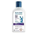 BLUE LIZARD Sport Mineral-Based Sunscreen Lotion - SPF 50+, Cream, Unscented, 8.75 Fl Oz | Amazon (US)