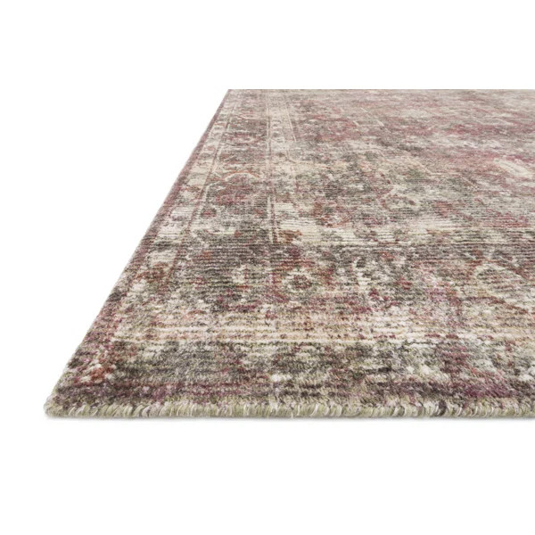 Handmade Flatweave Wool Berry/Purple/Silver/Gray/Ivory Rug | Wayfair North America