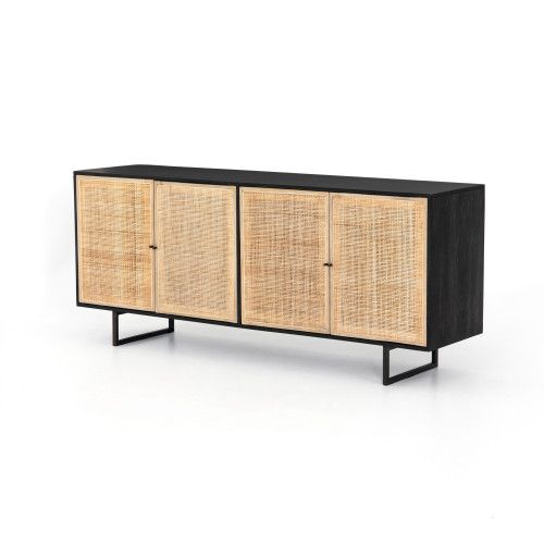Four Hands Carmel Sideboard Black Wash | Gracious Style