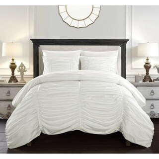 Chic Home Aurora 3 Piece Comforter Set Contemporary Striped Design | Bed Bath & Beyond
