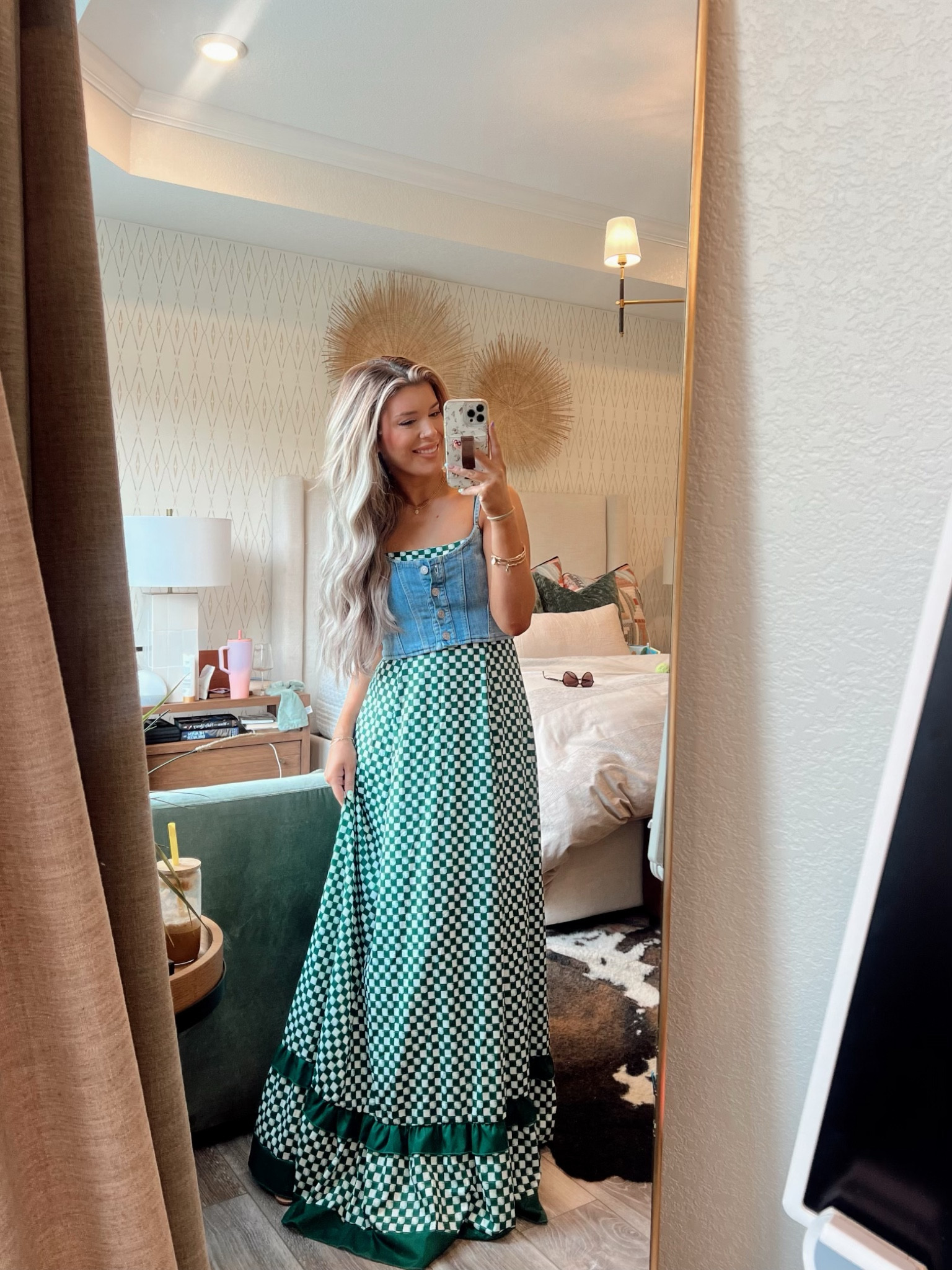 Dress, Jewelry & Sunnies - Amazon
Vest- old Lucky Brand 
Shoes- Loeffler Randal 
Purse- Celine 

Before Getting Ready
White Shirt - Klassy Network
Shorts- Venus
Charm Necklace- Boutique find unfortunately 😭

#LTKStyleTip #LTKFindsUnder100 #LTKShoeCrush