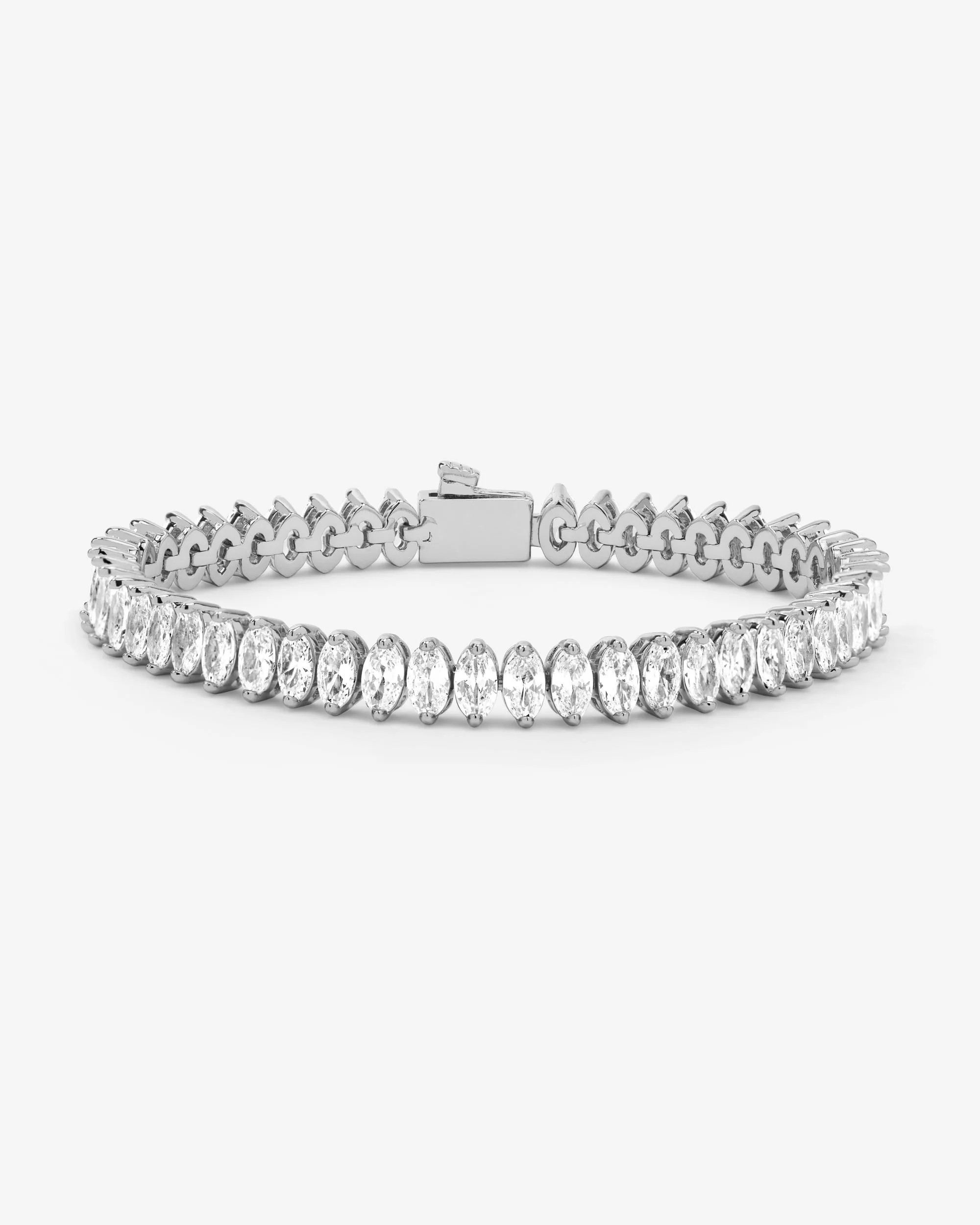 Baby ""She's So Fine"" Tennis Bracelet - Silver|White Diamondettes | Melinda Maria Jewelry