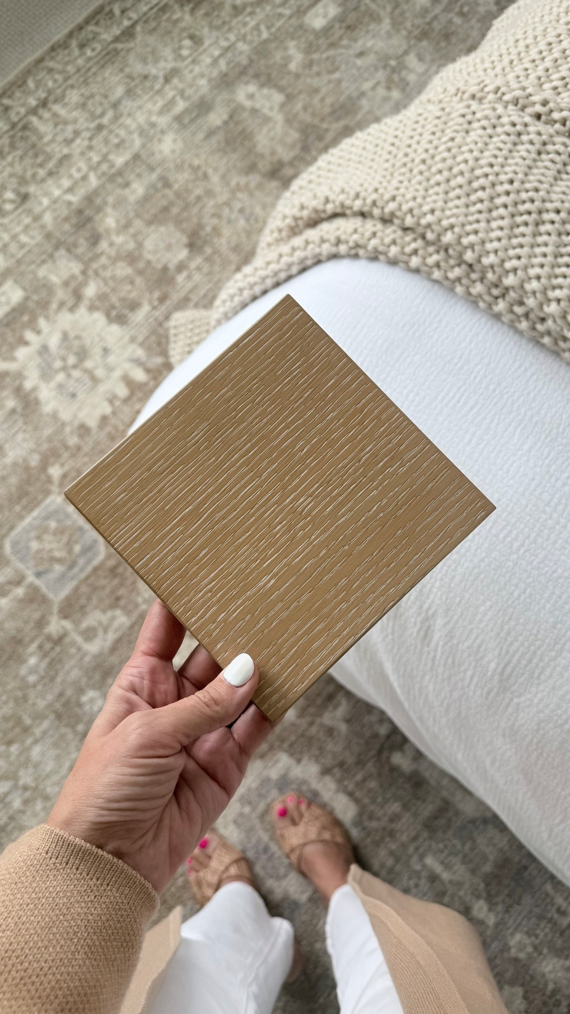 The wood sample arrived for the dresser. This is the one 😍 The tones are gorgeous! 

#LTKHome