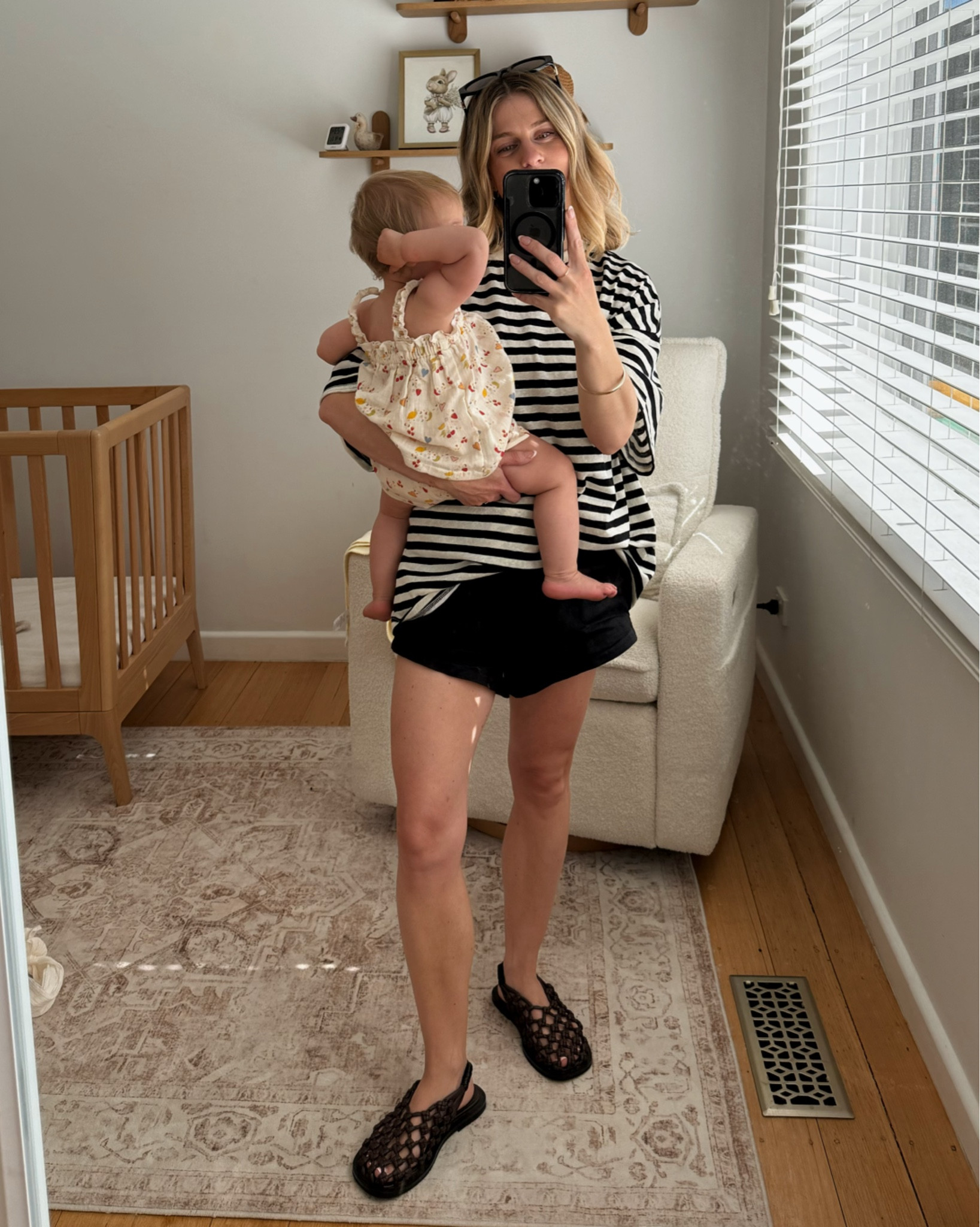 Wearing size 4 top
Alias mae shoes 36 

Oh and Co baby girl set

#LTKaustralia #LTKmaternity #LTKsummer