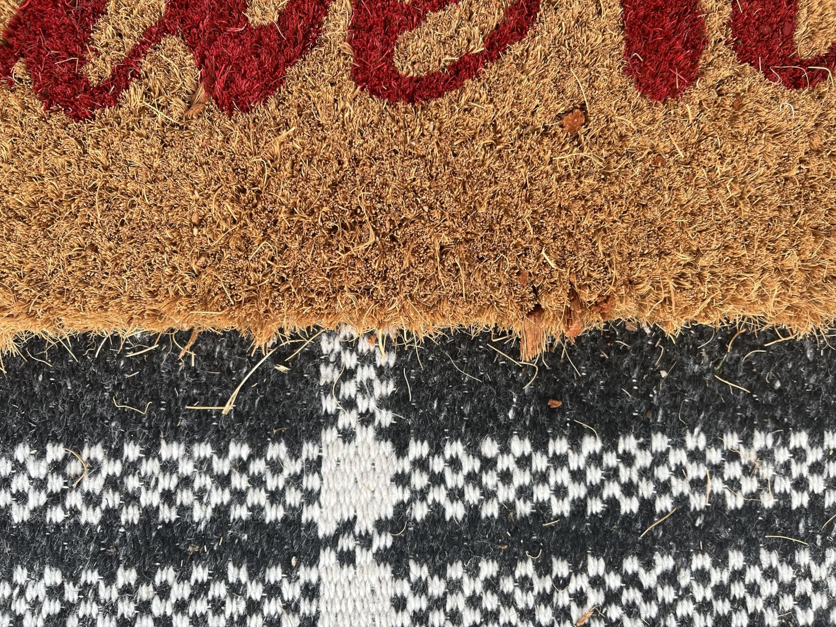 Creative Co-Op Coir Entry Doormat with Patriotic Message, "Bold stripes, bright stars, brave hear... | Amazon (US)
