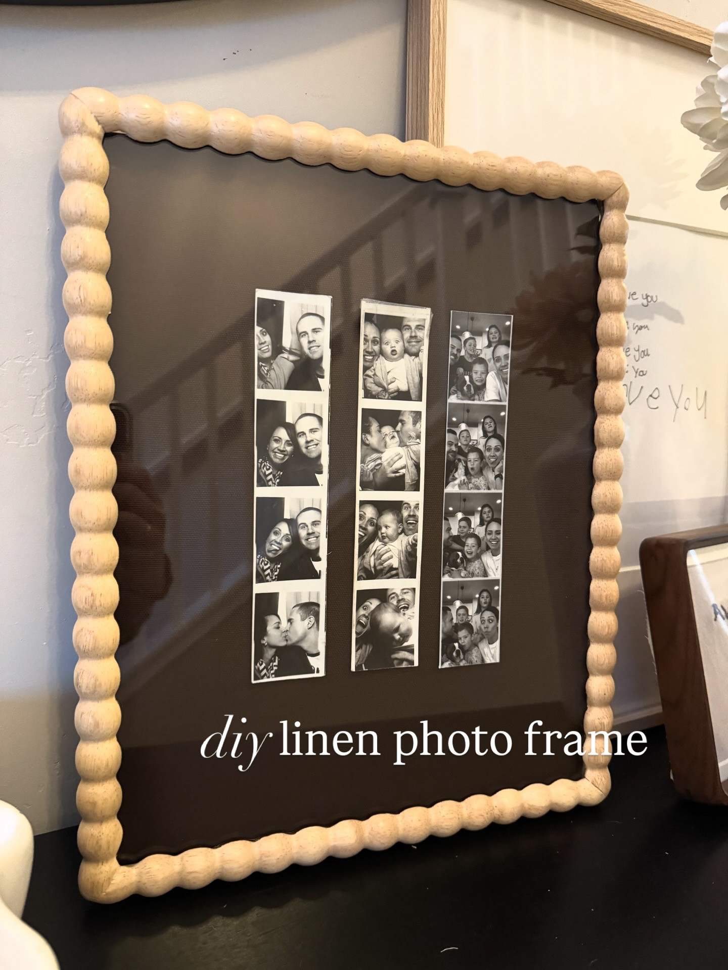 Your sign to hang the photo booth pics 🤍
From dating → first baby → full family
Photo booth photos will forever be my favorite 🖼️

Go to mysketchbooth.com for free at home photo booth pics. 


#diy #photobooth #photoboothframe