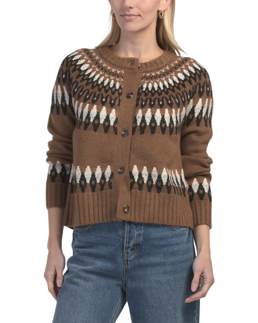 Fair Isle Cardigan | TJ Maxx