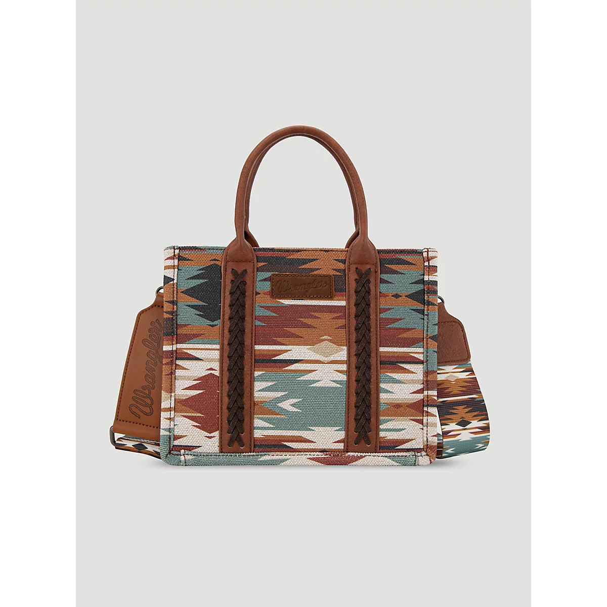 Southwest Print Mini Tote in Brown | Wrangler