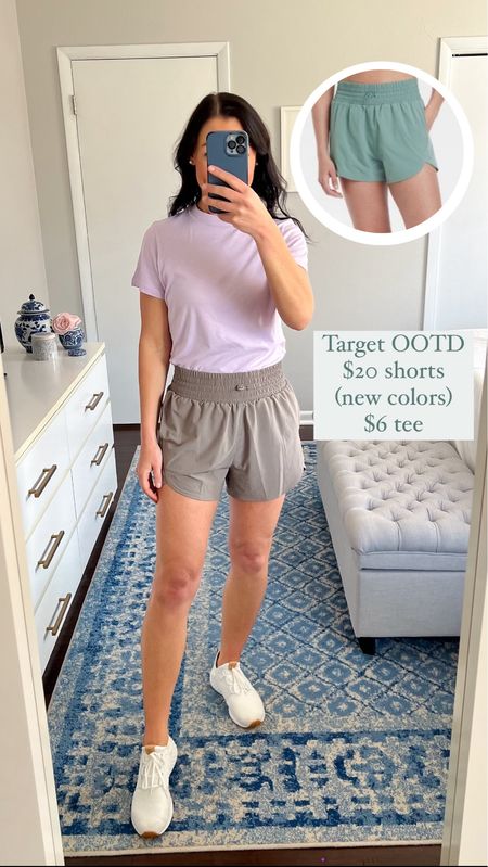 My favorite Target active shorts are now available in new colors, including this pretty sage green! They’re excellent quality, especially for only $20. I wear them weekly! Paired with my go-to $6 Target tee, which I own in tons of colors. Great for a casual everyday outfit, running errands, sports, etc. 

Sizing: tees & shorts both fit TTS. Wearing a S in each. 

Target style, affordable style, mom style, casual outfit, activewear, active outfit 

#LTKActive #LTKSeasonal #LTKFindsUnder50