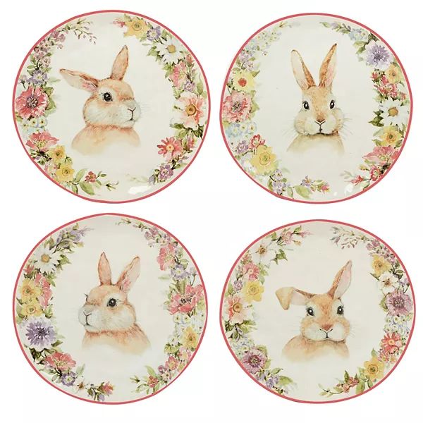 Certified International Easter Garden 4-pc. Dinner Plate Set | Kohl's