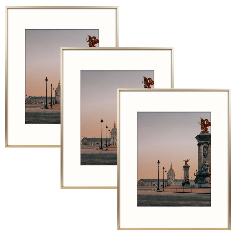Ailpein Picture Frame, Metal Wall Gallery Frames, Photo Frames Collage for Wall Decor | Wayfair North America