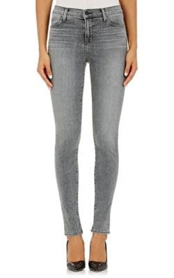 J Brand Women's Maria High-Rise Jeans-GREY Size 25 | Barneys Warehouse