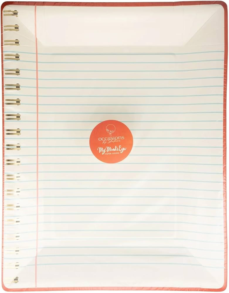 My Mind's Eye Spiral Notebook Plate(8) | Amazon (US)