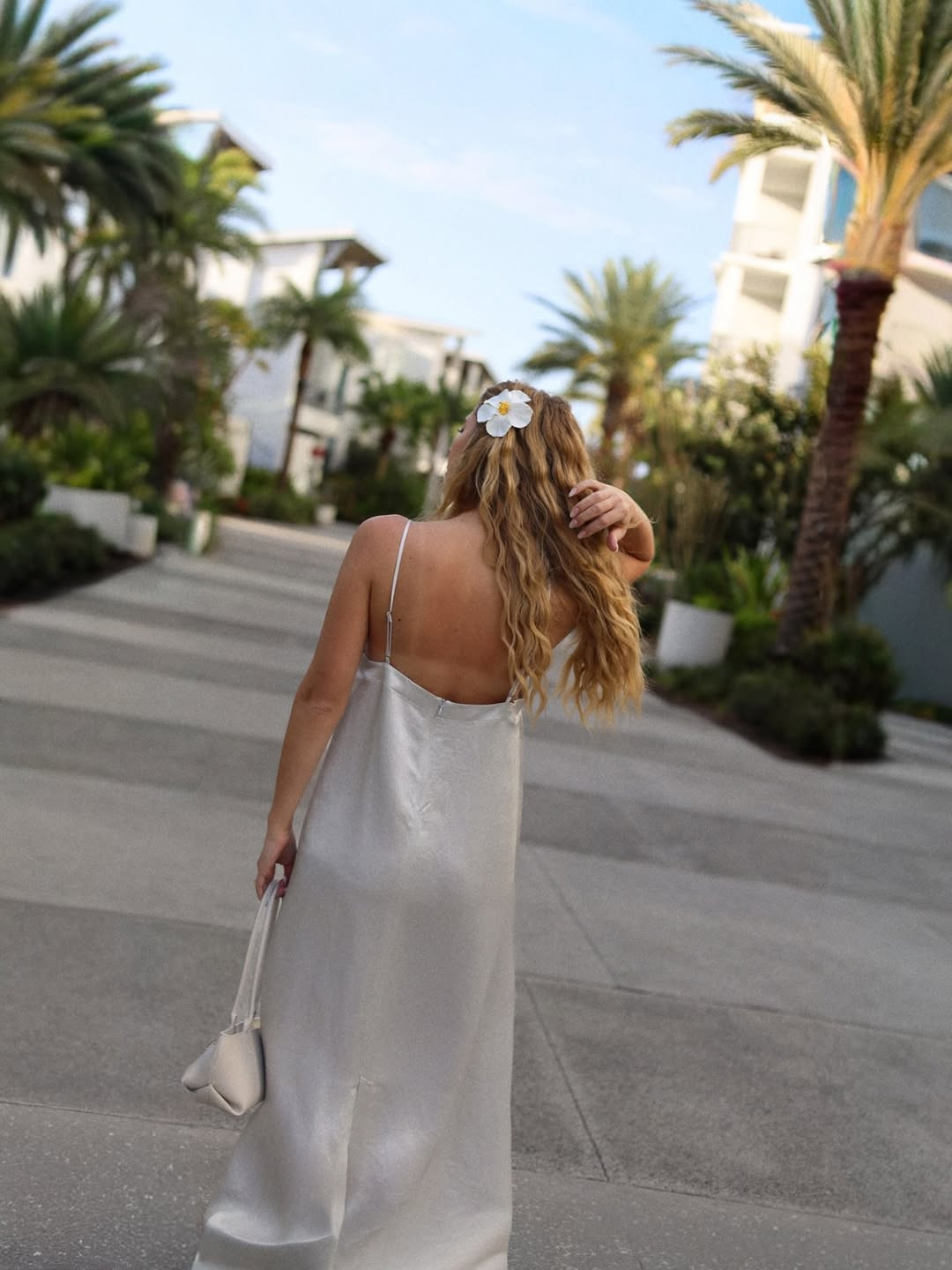 Happiest in the sun 😍
Liquid silk @bondibornaustralia #bondiborn
•Kobe Maxi Column Dress - Platinum 

 #LTKdayinmylife #LTKgrwm #LTKootd