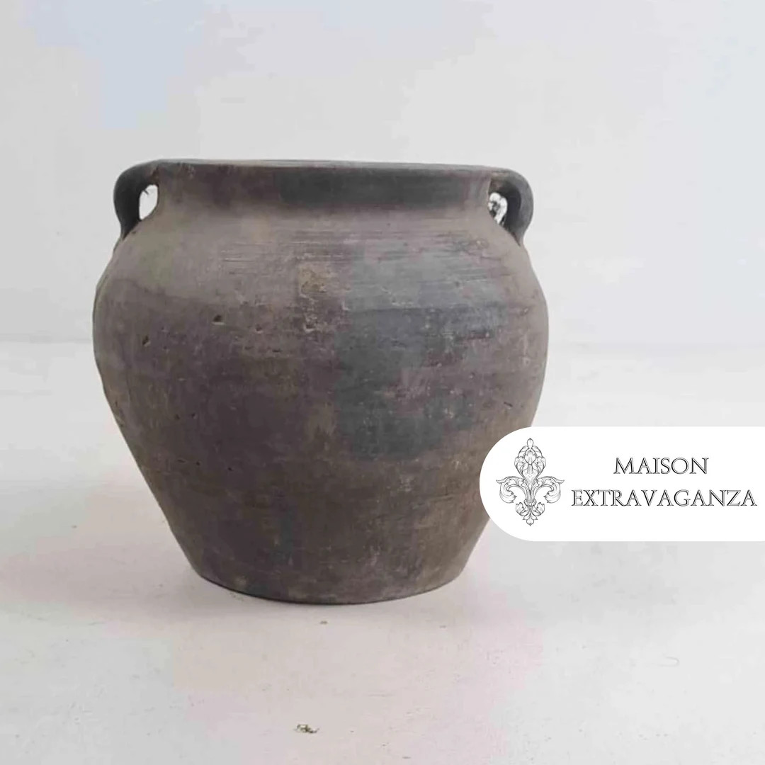 Handled Vintage Clay Water Vessel , Handmade Pot, Clay Vessel, Home Decor, Interior Design, Perfe... | Etsy (US)