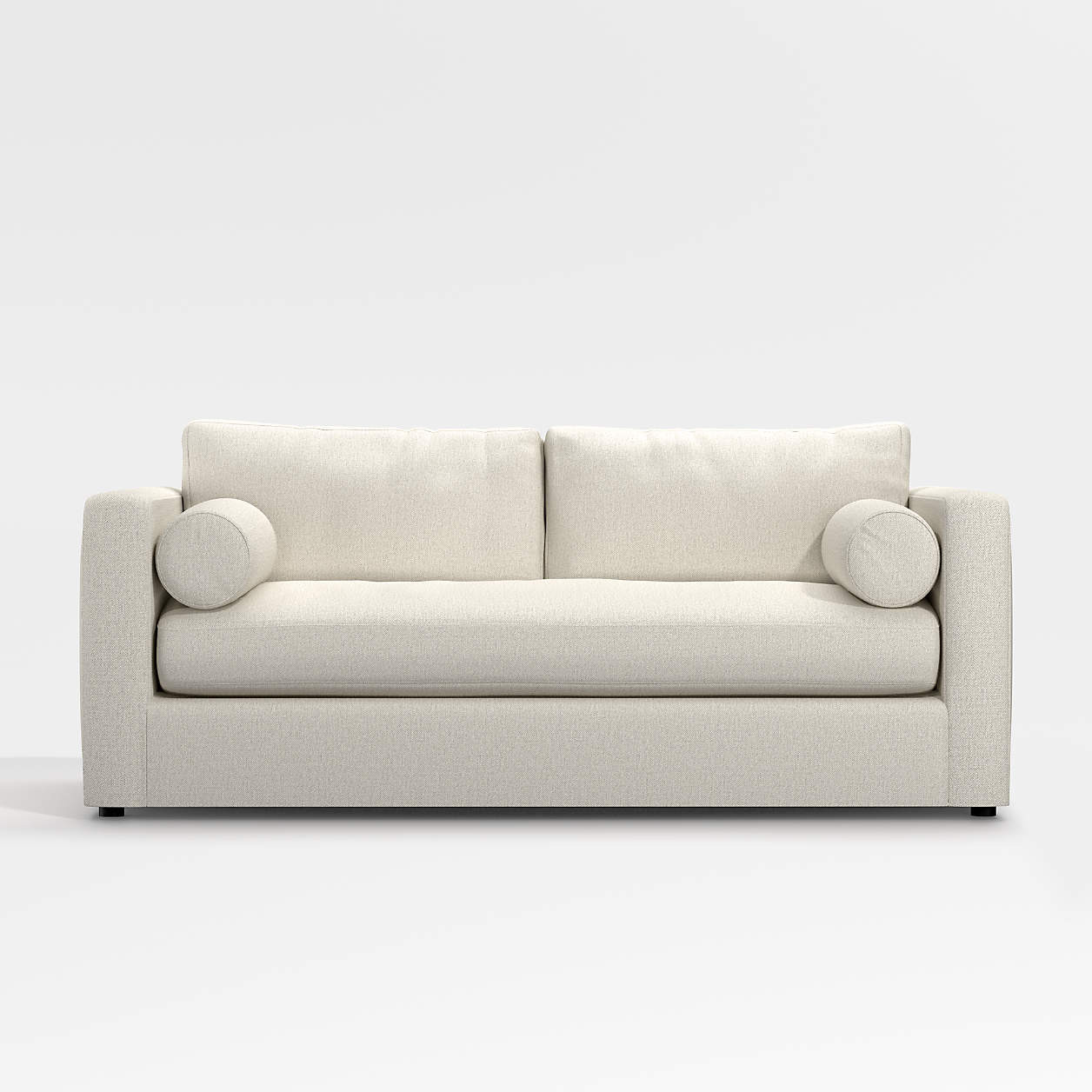 Aris 74" Bench Apartment Sofa + Reviews | Crate & Barrel | Crate & Barrel