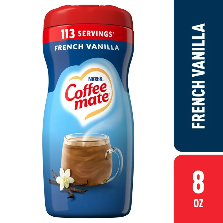 Coffee mate French Vanilla Flavored Powdered Coffee Creamer, Non Dairy Creamer 8 oz | Walmart (US)