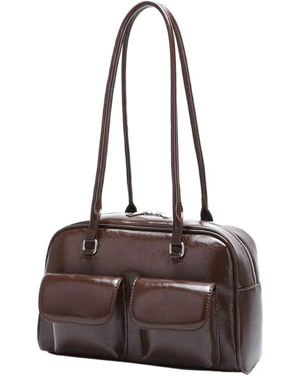 Shoulder bag for Women Retro Handbag Top Handle Waterproof for Travel | Amazon (US)