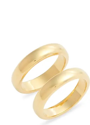 Nordstrom Demi Fine Timeless Set of 2 Band Rings | Nordstrom | Nordstrom