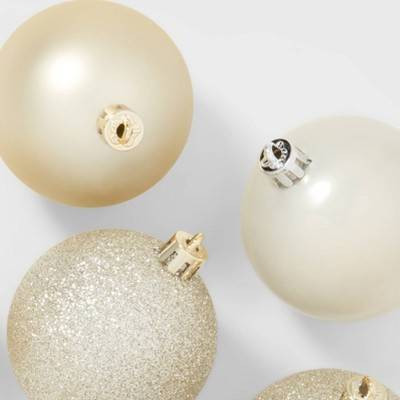50ct Shatter-Resistant Round Christmas Tree Ornament Set - Wondershop™ | Target