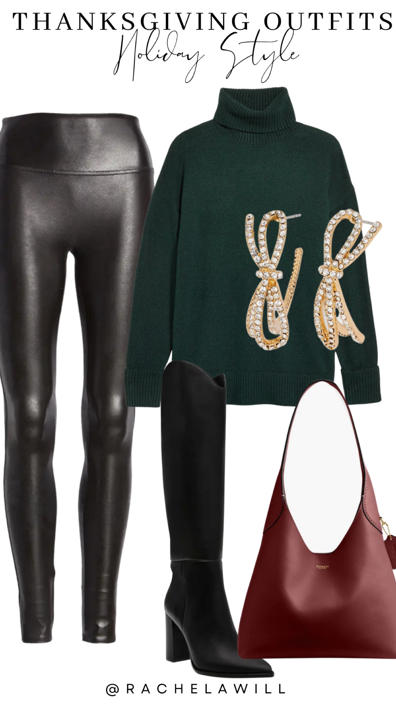 Thanksgiving Outfit Inspo 🦃

Super cute & chic perfect for the Holiday! 

#Thanksgiving #ThanksgivingOutfit #ThanksgivingStyle #Holiday #HolidayOutfit #HolidayStyle #Winter #Sweater #Leggings #SweaterOutfit #CasualOutfit #WinterCasual #Fall #FallOutfit #FallStyle #WinterStyle