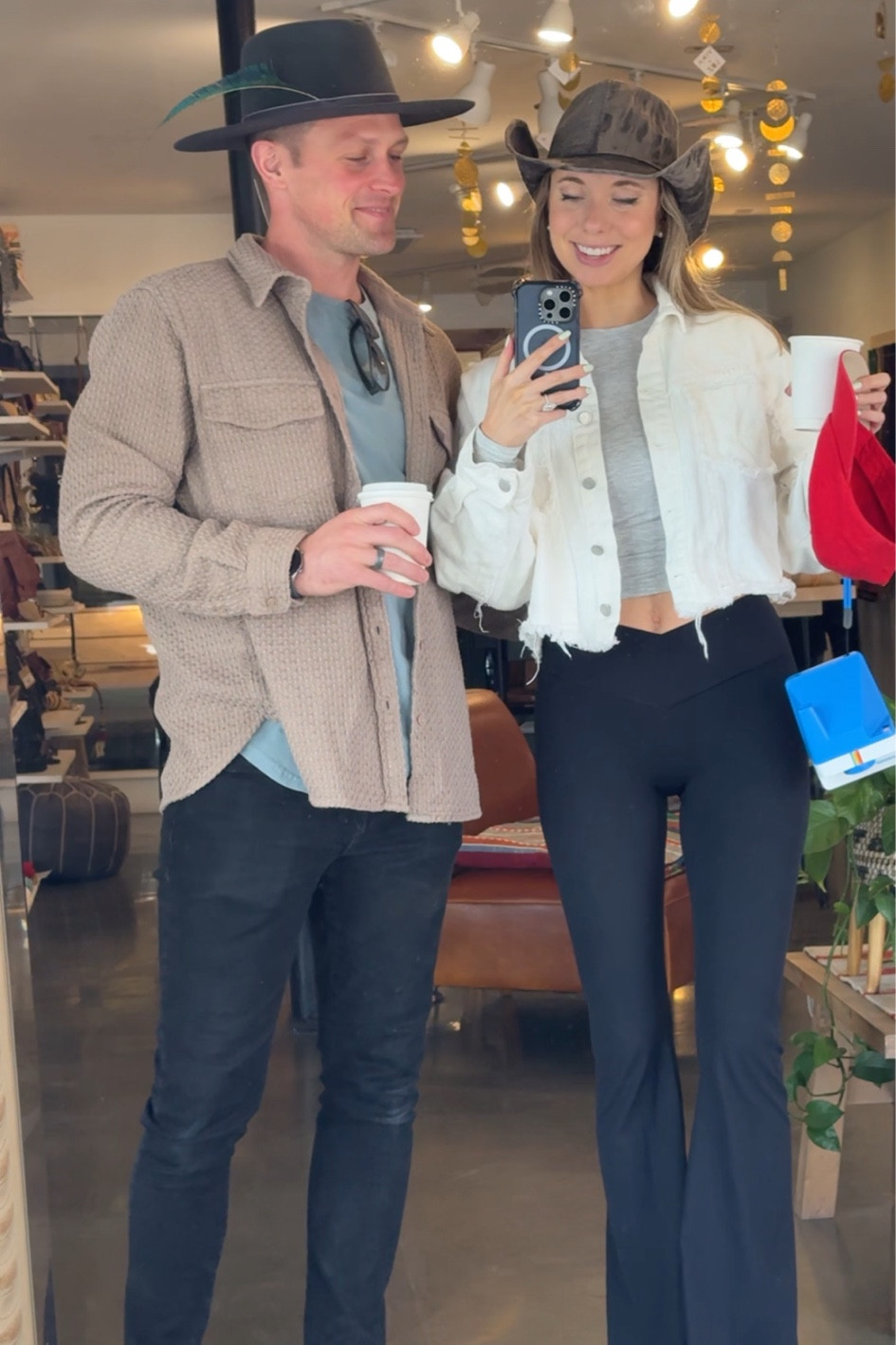 shopping day ‘fits featuring Ben’s shacket that’s on sale for only $19!#cowboyhat #westernvibes 

#LTKFestival #LTKSeasonal #LTKmens