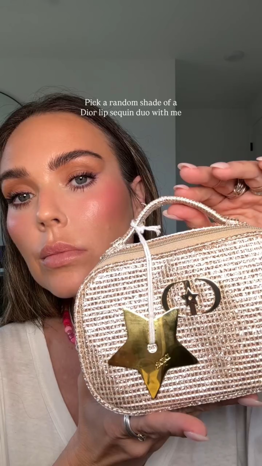 Pick a random lip color with me - @diorbeauty edition 

What do you think of this color? 👀 I think it looks better without the gloss, or maybe just a lot less idk 

Products 
@makeupforever artist color lip liner in versatile chestnut
@diorbeauty rouge dior forever liquid sequin duo in magiv 905
Blush is @yslbeauty make me blush in 93 restless rose

#LTKselfcare #LTKgrwm #LTKBeauty