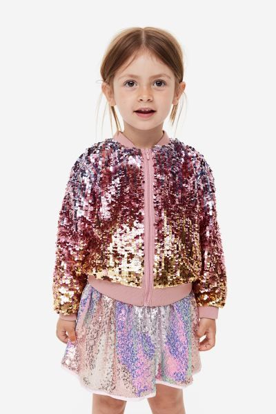Sequined Bomber Jacket | H&M (US + CA)