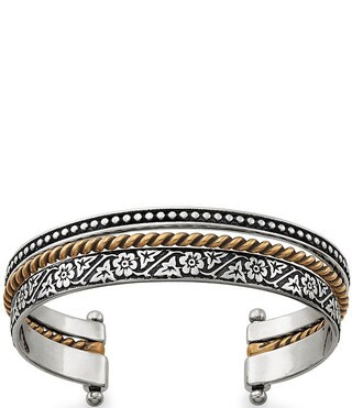 Styled Stack Contrasting Cuff Bracelet | Dillards