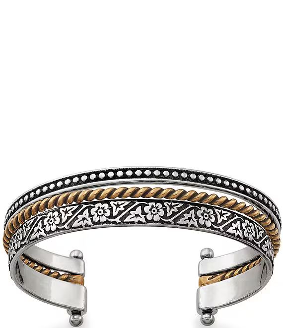 Styled Stack Contrasting Cuff Bracelet | Dillards